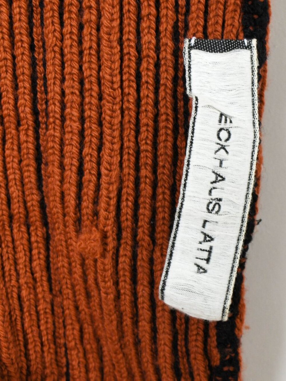 Eckhaus Latta Knit Cropped Halter Tank - Picture 3 of 6